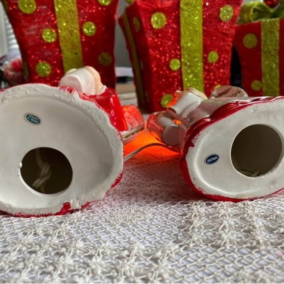 Japan RARE Electric Hand-painted Chalkware Angels 1960’s - Picture 8 of 8